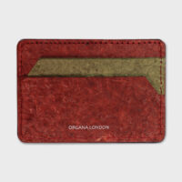 cardholder made from plant-based material. we have used coconut leather in our product.